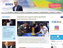 Tablet Screenshot of borisvanderham.nl